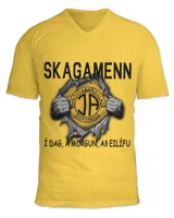 Unisex Jersey SS V-Neck T-Shirt