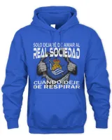 Real Sociedad I will only stop SPA Unisex Hoodie royal s