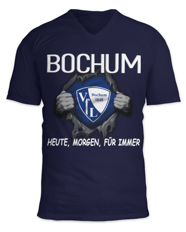 Unisex Jersey SS V-Neck T-Shirt