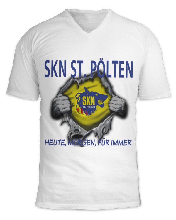 Unisex Jersey SS V-Neck T-Shirt