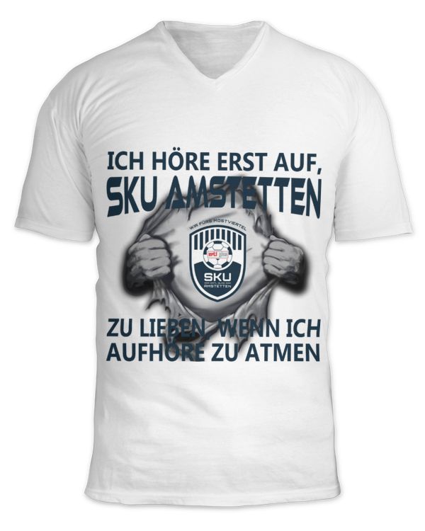 Unisex Jersey SS V-Neck T-Shirt
