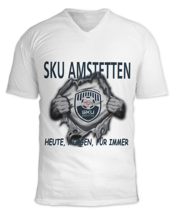 Unisex Jersey SS V-Neck T-Shirt