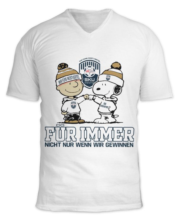 Unisex Jersey SS V-Neck T-Shirt